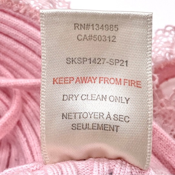 NWOT For Love & Lemons Pink Knit and Frill Lena Bralette, XXS - Picture 12 of 14